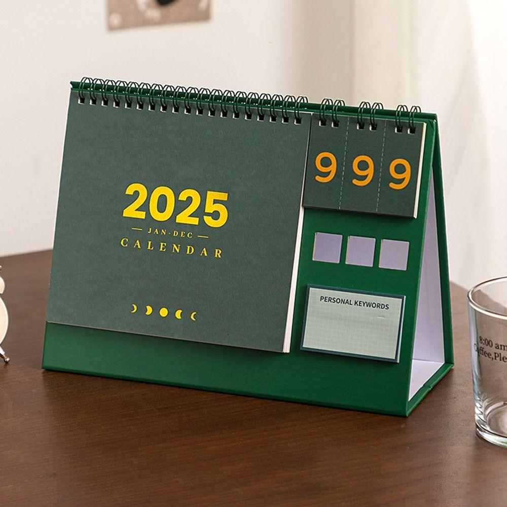 Однотонный настенный календарь, украшения для дома, настольный календарь, подарок, новогодний календарь