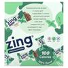 Zing Bars Vegan Mini Bars, Dark Chocolate Mint Almond Butter, 18 Bars, 0.84 Oz (24 G) Each