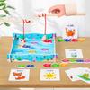 Wooden Magnetic Fishing Game Gift For Toddlers Kids Educational Toy With Letter