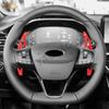 2X Gear Extension Interior Accessories ABS Shift Paddle For Ford Focus Escape Kuga 2016-2020 EVOS 2022 Steering Wheel Shifter