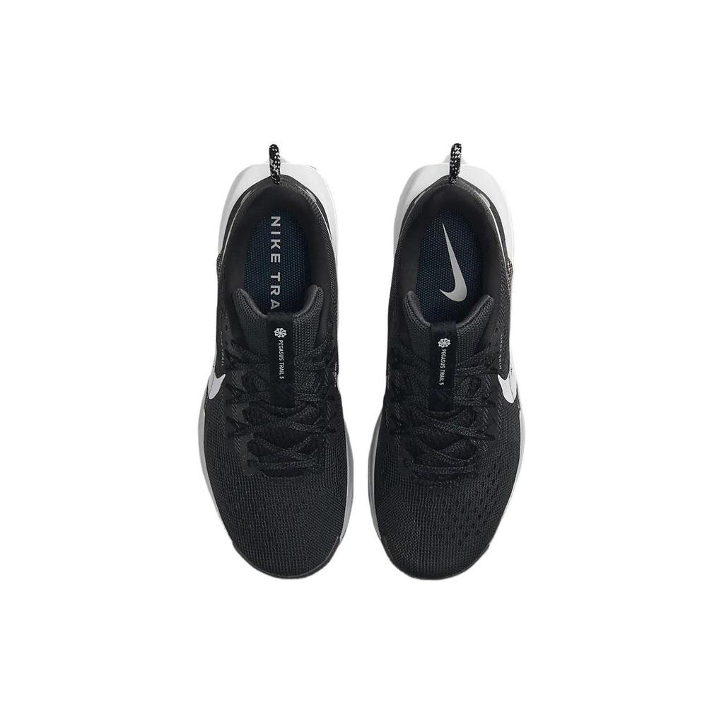 Nike Pegasus Trail 5 Черно-белые женские кроссовки антрацитовый волчье-серый DV3865-001