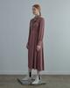 Salon De Seoul Lily Pleated Dress - Marsala