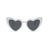 10 Pairs of White Heart-shaped Fashionable Glasses Designed for Both Men and Women Suitable for Party Enthusiasts