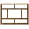 VidaXL Étagère murale Chêne fumé 75x16x55 cm Bois d'ingénierie 815843