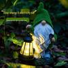 Outdoor Solar Gnome Resin Figurine - Courtyard Landscape Light