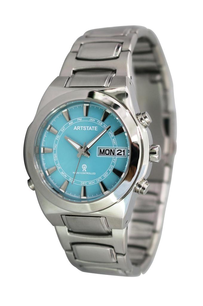 Часы с датой и днем, с подсветкой и долгим сроком службы [ARTSTATE W335F] Мужские радиоуправляемые, дисплей, функция,