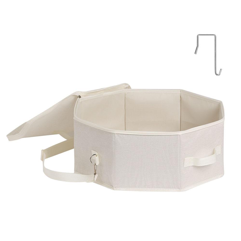 Stackable Foldable Hat Case With Carry Handles Portable Hat Bag For Bucket Hats