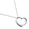 TIFFANY&Co. Open Heart Necklace Elsa Peretti Silver925 Heart 4.6g Women Used