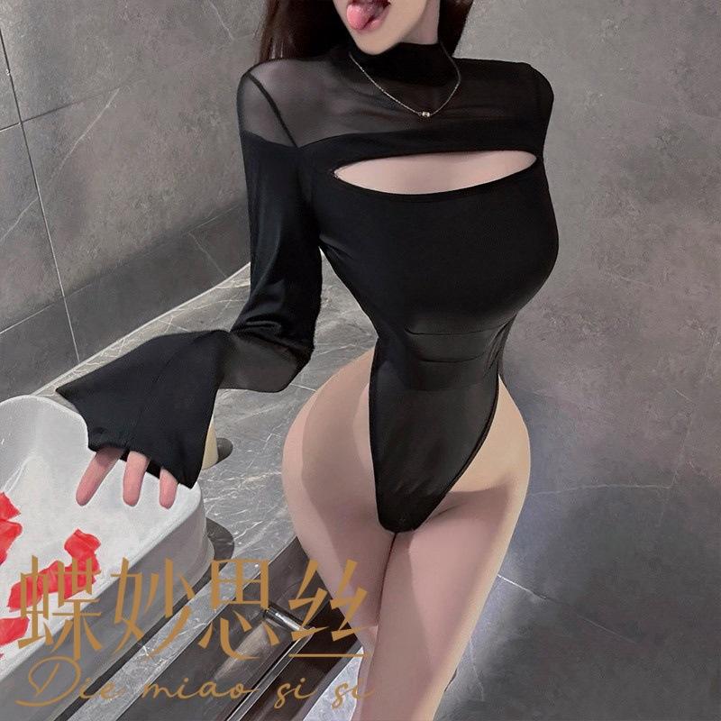 Сексуальное нижнее белье Сексуальный сетчатый прозрачный комбинезон Чистое желание самосовершенствования Универсальный нижний комбинезон 56