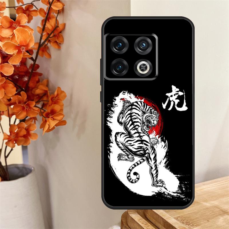 Japanese Tiger Funda For OnePlus 13 13R 12 12R 11 10 Pro 8T 10T OnePlus Nord 4 CE 2 3 Lite N10 N20 N30 Case