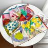 French romantic versatile small fresh pure cotton square scarf women's summer thin fashion foreign temperament silk scarf decorative scarf
