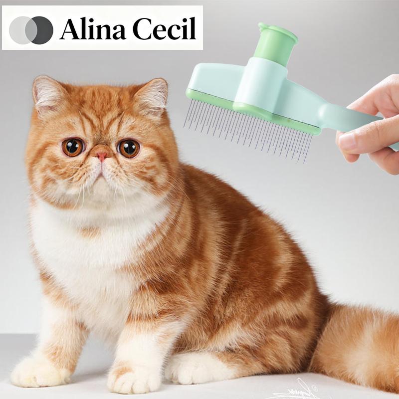 Массажная щетка для груминга кошек, расческа для питомцев, профессиональная щетка для удаления колтунов, прочная расческа для котят, аксессуары для питомцев