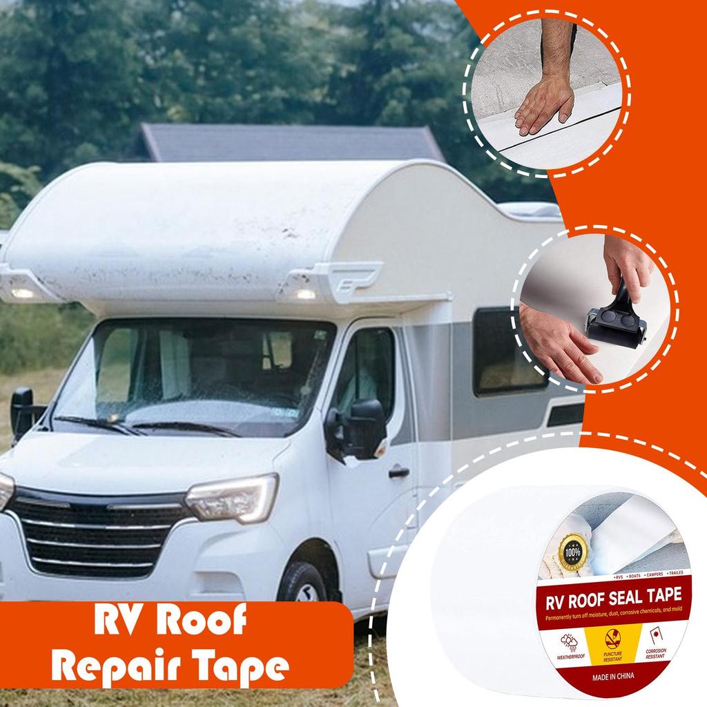 Герметизирующая лента для автодома, водонепроницаемая, для крыши кемпингового автомобиля, погодостойкая уплотнительная лента, для ремонта протечек транспортных средств, для люков и соединений автодома