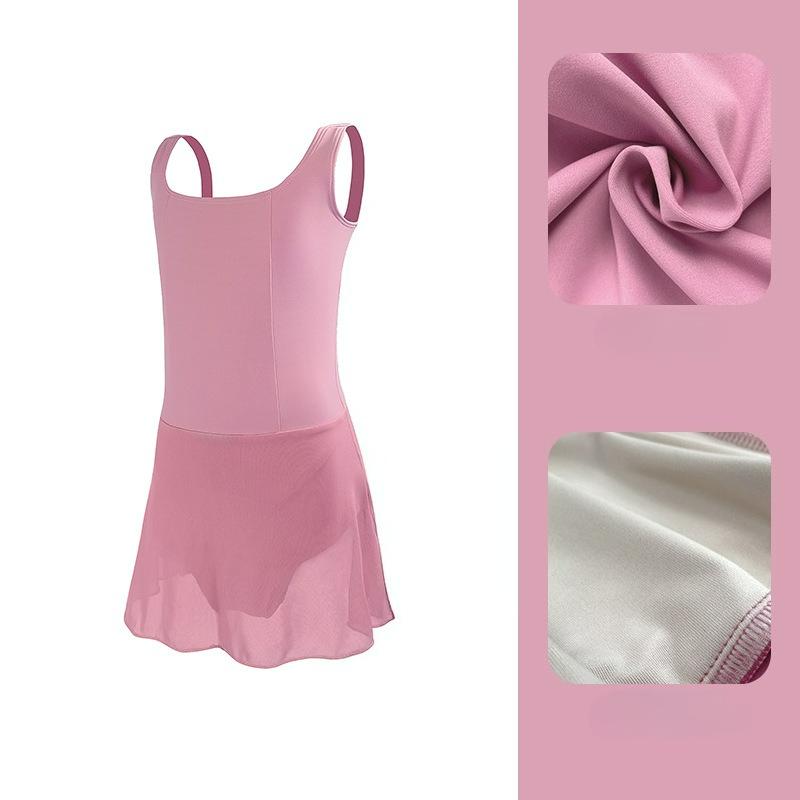Детская одежда для танцев на лямках, балетные пачки для девочек, детская одежда для танцев, одежда для физической гимнастики, лето