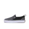 V98ps Dot Blk Wht Dot Slip On