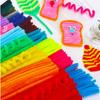 100/10pcs Colorful Chenille Stems Pipe Cleaners Plush Tinsel Stem Wired Sticks Twist Stick Hair Strip DIY Craft Educational Toys