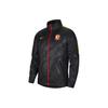 AWF Stand Collar Long Sleeve Zipper Sports Casual Football Jacket Men Jacket Black Yellow Sport-Red CT6602-010