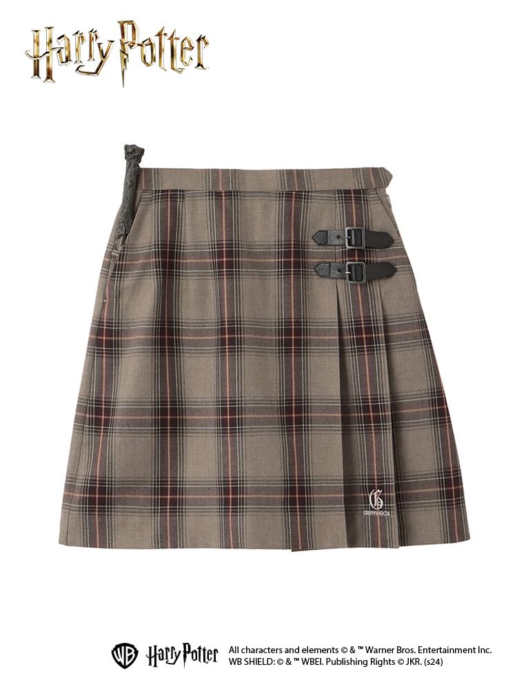 Skirt Check Skirt At the Back of the 4313404 Slytherin [East Boy] <Harry Potter/Lined/Elastic Waist> Women's (389)