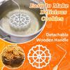 Форма для приготовления бунуэлос с деревянной ручкой, форма для бунуэлос, форма для розеток, формы из алюминиевого сплава для жареных угощений