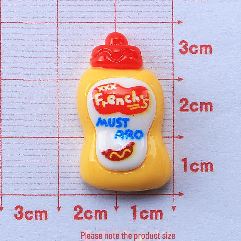 Мультяшная креативная бутылка для приправ: Аксессуары из кремовой клеевой смолы для пряжек и шпилек для волос своими руками