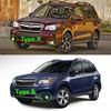 For Subaru Forester SJ 2013 2014 2015 2016 Car Front Bumper Fog Light Lamp Frame Cover Trim Foglights Foglamp Cap Hood