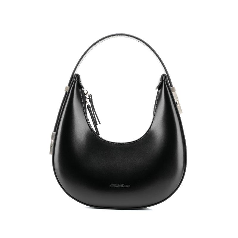 Soft Leather Tote Bag For Women Fashionable And Casual Large Capacity Cowhide Handbag Single Leather Strap Underarm Bag Shoulder Bag