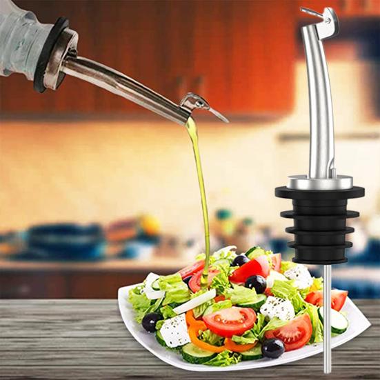 4 шт. Дозаторы для вина Многоцелевые Многоразовые Герметичные Пищевой класс Легко чистятся Устройство для наливания ликера с крышкой Носик для масла