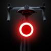 1Pc Heart Shape LED Bike Light USB Rechargeable Bicycle Rear Light Waterproof Taillight 5 Mode Cycling Night Safety Warning Lamp