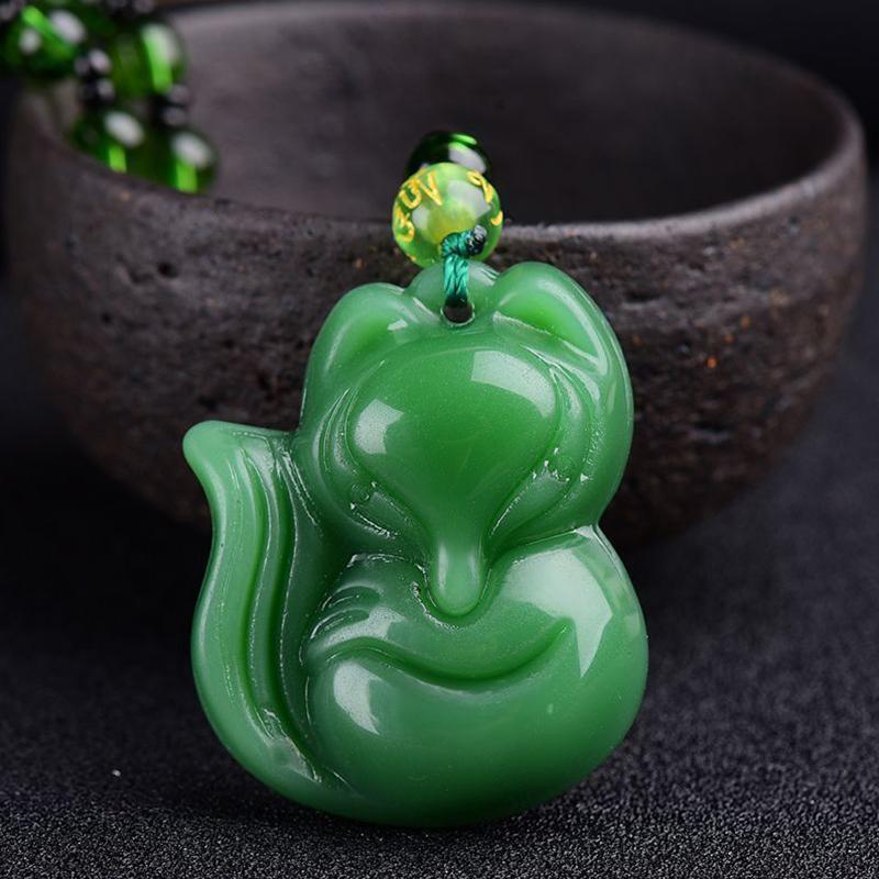 Classic Natural Chinese Agate Pendant Jade Necklace Charm For Women Men Jewelry Carved Blessing Lucky Amulet Gifts