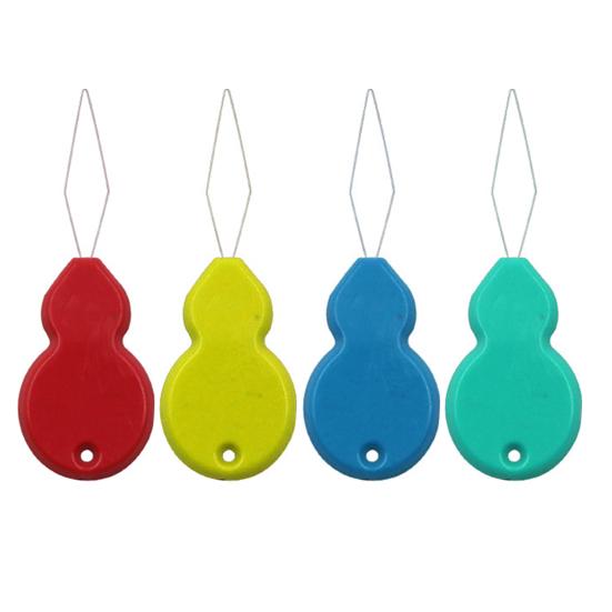 Yousheng 20 Pcs Needle Threaders Gourd Shaped Plastic Needle Threader Seniors Needle Threading Tool for Embroidery Hand Sewing