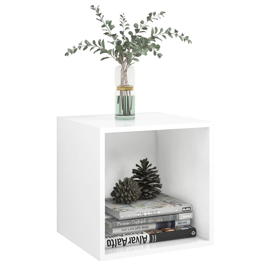 Wall Cabinets 2 pcs White 37 x 37 x 37 cm Particleboard