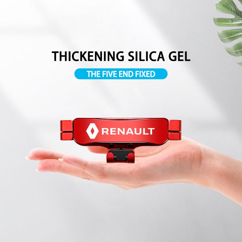 2026 Hot For Renault Hub Caps Car Phone Holder 360 Rotation Gravity Auto Grip Bracket For Renault Megane 2 3 4 Twingo Clio Talis