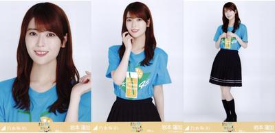 Фото-футболка Nogizaka46 Летний Национальный Тур 2025 версия Сидзуока. Полный набор из 3 работ Ренки Ивамото