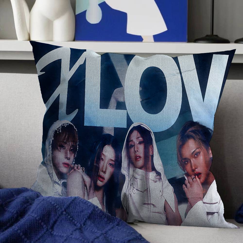 Popular Kpop Group XXLov Cushion Cover Pillow Cover Decor Pillowcase Printed Cushion Case for Couch