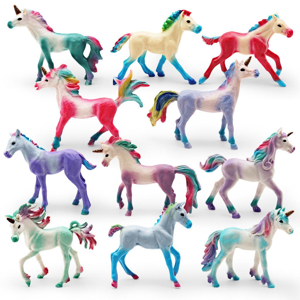 Unicorn Figurine Collectible Pvc Model For Kids Fantasy Animal Decor Play Toy