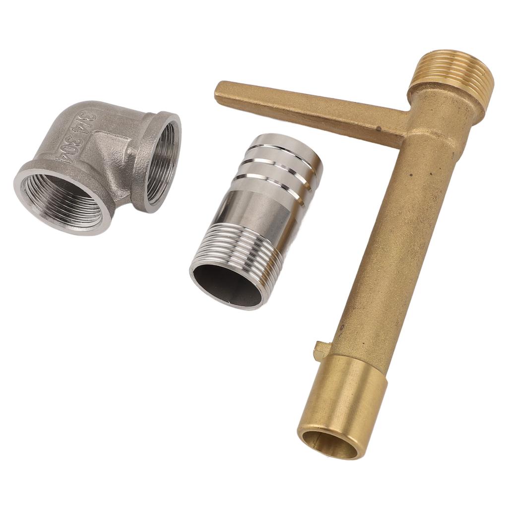 Quick Coupler Key Tool G3/4 Rustproof Leakage Proof Hose Coupling Valve Key for Garden Yard
