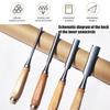 Set of 4 Regular Woodworking Chisels [For Woodworking, Hinge Installation, Threshold Groove Repair, Etc.] [Hammerable] [For Chamfering, Wood Carving,