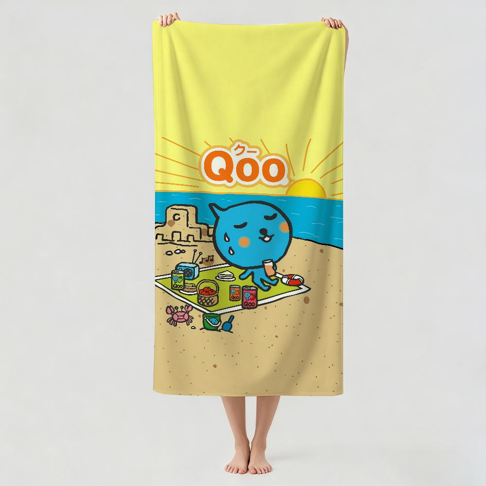 Милое полотенце Q-Qoos для сушки полотенец, банное полотенце, подходит для легкого плавания, кемпинга, йоги, пляжа, активного отдыха