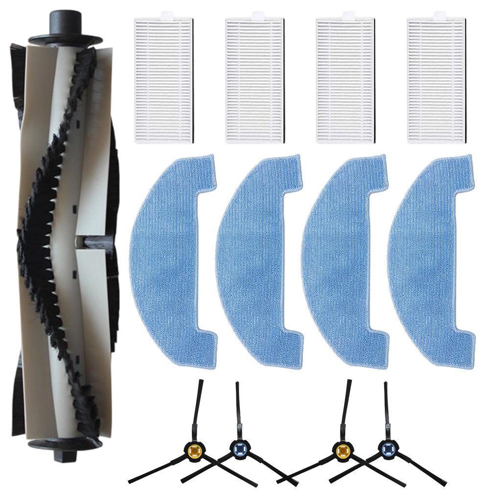 Для ILIFE A20 T20S V3x Комплект аксессуаров с основной щеткой, боковыми щетками, фильтрами, салфеткой для мытья полов. Совместим с For Polaris PVCR 3600