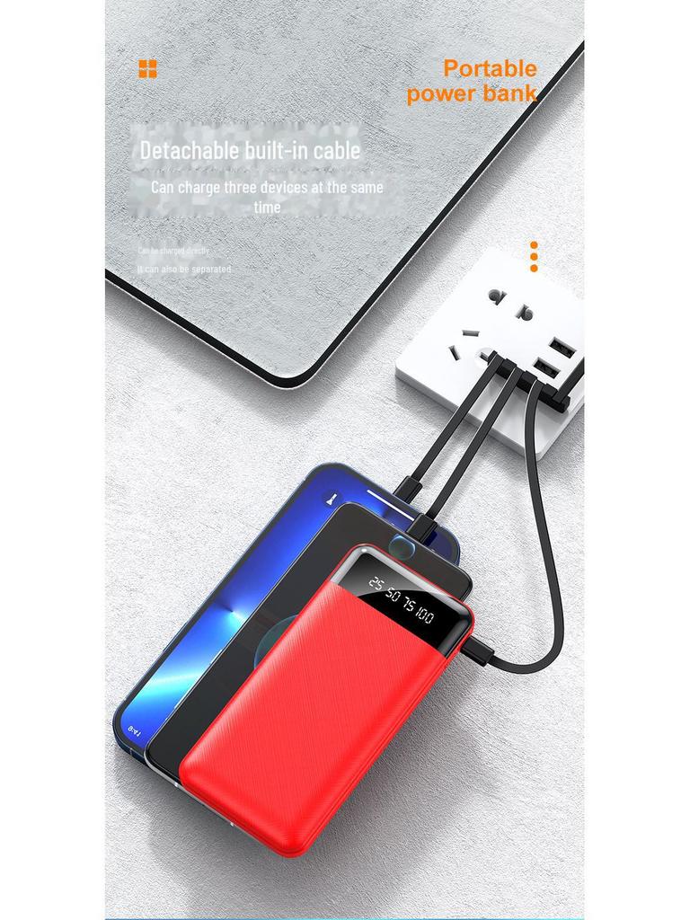 Ультратонкий мини-Power Bank с индивидуальным логотипом и подарочной коробкой для промоакций на мероприятиях