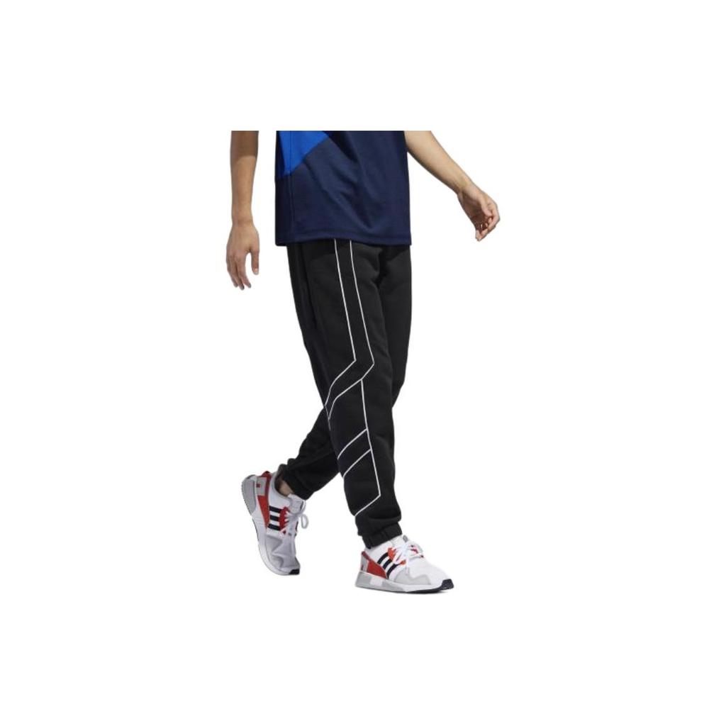 adidas Мужские трикотажные спортивные брюки Originals EQT Outline TP средней посадки, черные DH5223