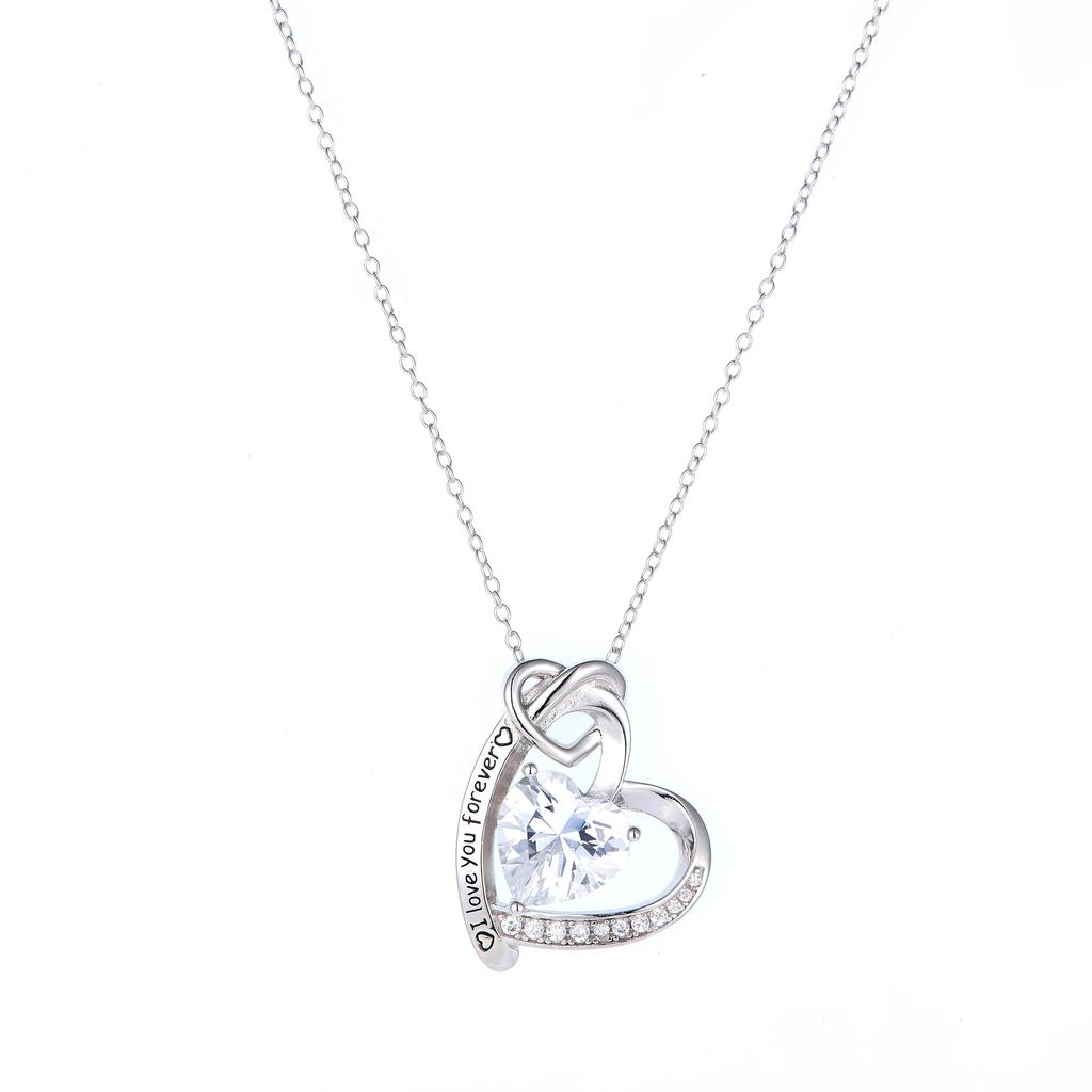 Изысканное ожерелье с кулоном в форме сердца, ювелирное украшение "объятия матери и ребенка", элегантные аксессуары для женщин на день матери