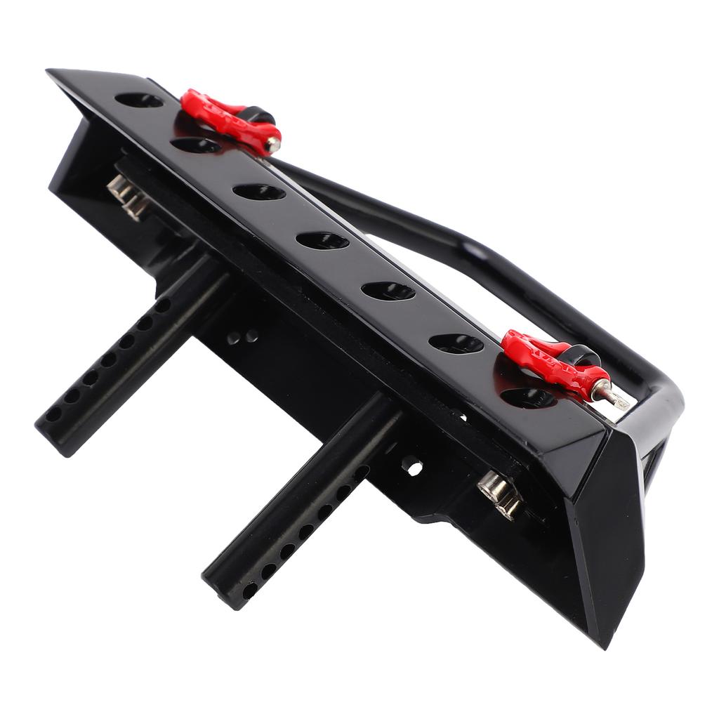 RC Stinger Передний бампер со светодиодной подсветкой для Axial Scx10 II III Поколения 110 RC Автомобиль Трапециевидный