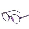 Round Frame Anti Blue Glasses Plain Glasses Lens Art Original Home Anti Blue Light Glasses Students Frame Glasses