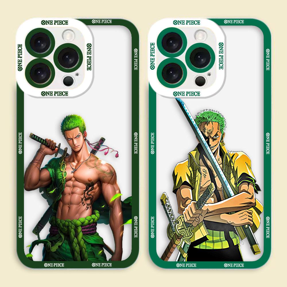 Roronoa Zoro One P-Piece Clear Phone Case For VIVO V20 V21 V21E V23 V23E V25 V27 V27E V29E V30E V30 V40 V50 V60 Y02 Y03 Cover