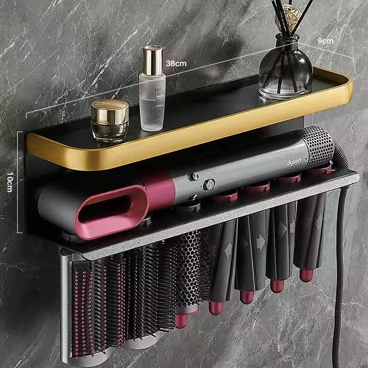 Крепление для настенного держателя Dyson Airwrap для сушилки и плойки, органайзер для инструментов для ухода за волосами, аксессуары для ванной комнаты