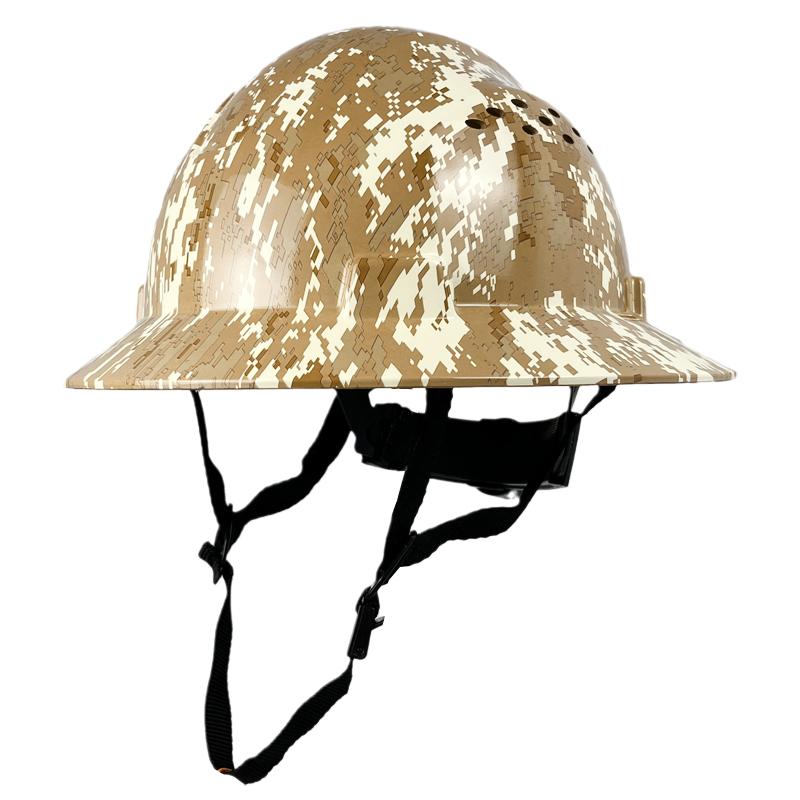 Каска из углеродного волокна с полными полями для инженера, строительный защитный шлем, каска с подвеской, HDPE, 6 точек, регулируемая