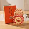 Solid Wood 2027 Desk Calendar Sheep Theme New Year Calendar Standing Table Calendar  New Year Gifts