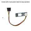 M2 TO SATA M.2 NGFF SATA to 7Pin SATA Горизонтальный конвертер Адаптерная карта + 4Pin Кабель питания