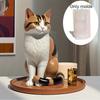 1 шт. Милый котенок Ароматерапия Силиконовая форма Животное Кошка Эпоксидная смола Диффузор Камень Орнаменты Форма для изготовления свечей для домашнего декора